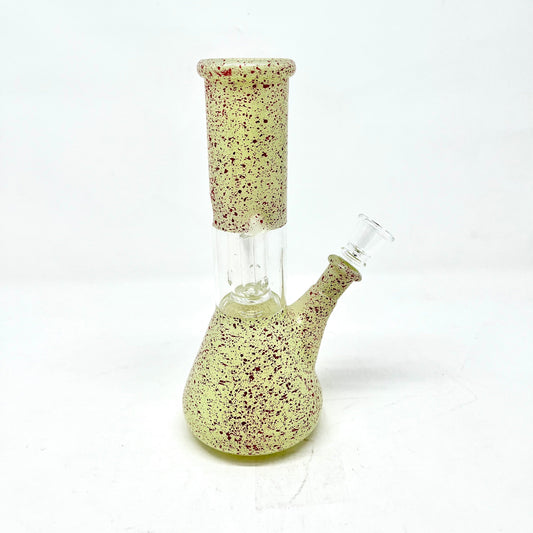 Waterpipe 8" Glass Beaker Mix Color Base & Top