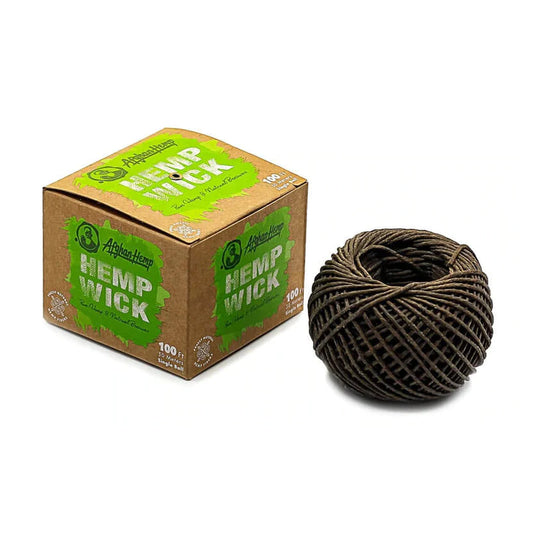 Afghan Hemp Wick 100FT Hemp