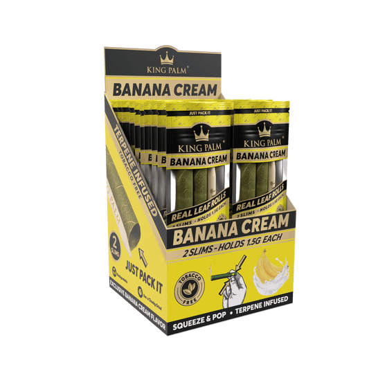 King Palm Cones Slim 2CT Banana Cream