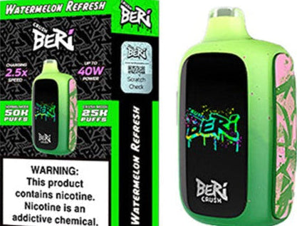 Front of Beri and Front of Box