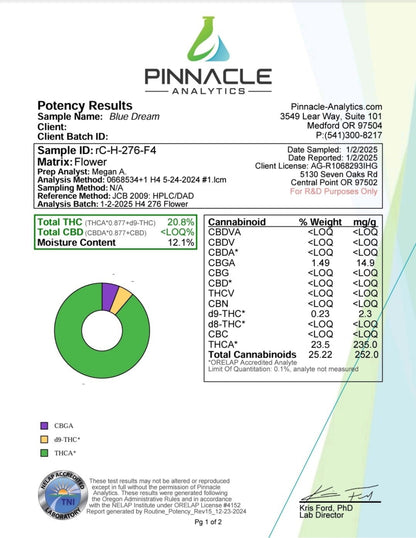 Trip THCA Preroll 1g "Blue Dream"