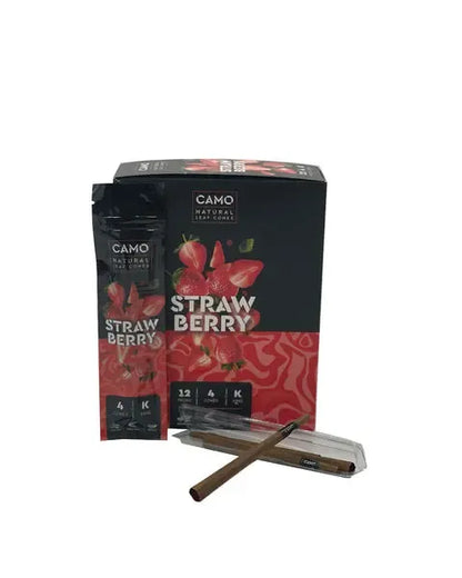 CAMO Hemp Cones 4 Count Strawberry