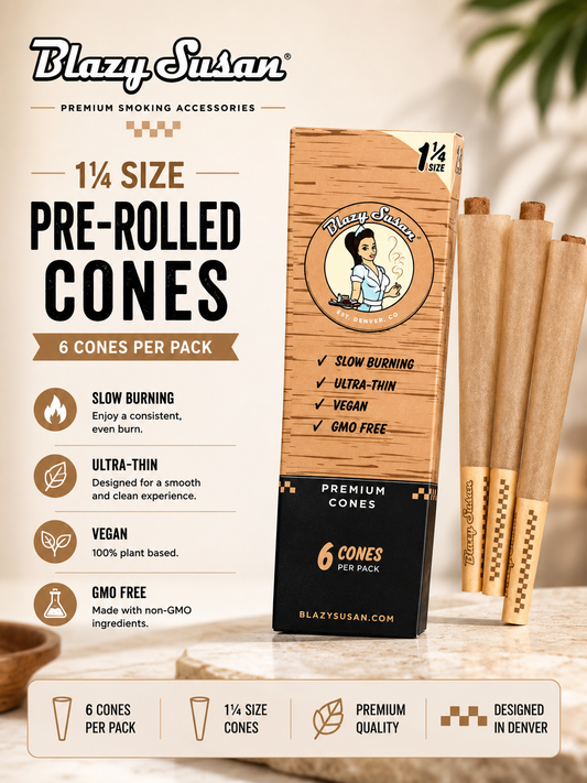 Blazy Susan Cones 1 1/4 6 Count