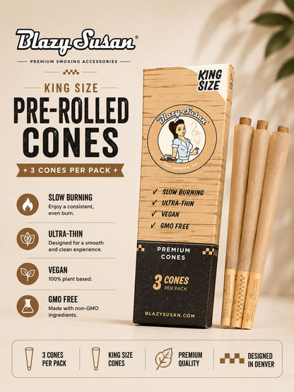 Blazy Susan Cones Unbleached King 3 Count