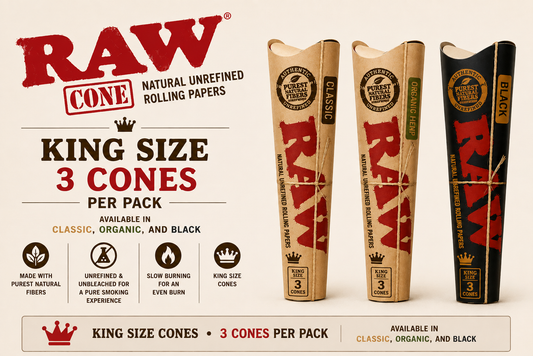 Raw Cones King Size 3 Count