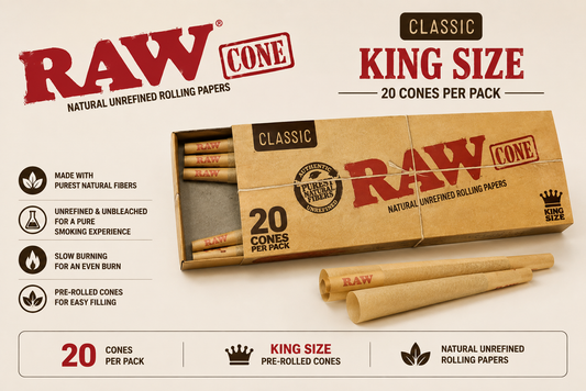 Raw Cones Classic King 20 Count
