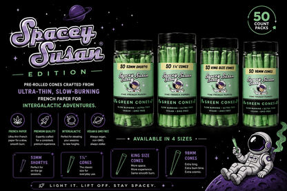 Blazy Susan Cones 50 Count Green