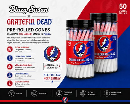 Grateful Dead Cones 50 Count