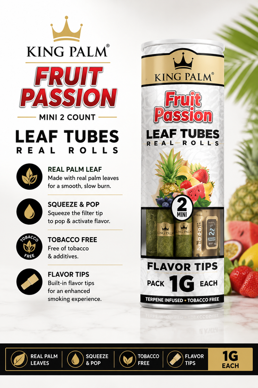 King Palm Cones Mini 2 Count Fruit Passion