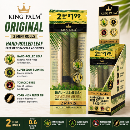 King Palm Cones Original Mini $1.99 2 Count