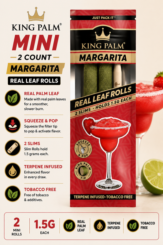 King Palm Cones Mini 2 Count Margarita