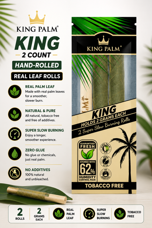 King Palm Cones King Hand-Rolled 2 Count