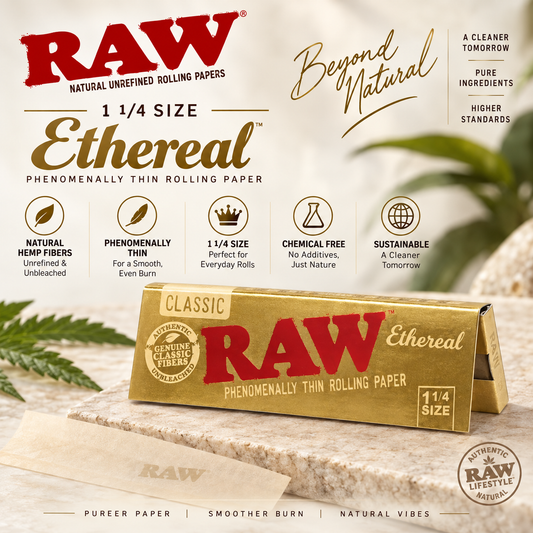 Raw Papers 1 1/4 Ethereal
