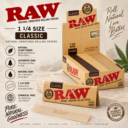 Raw Papers 1 1/4 Classic