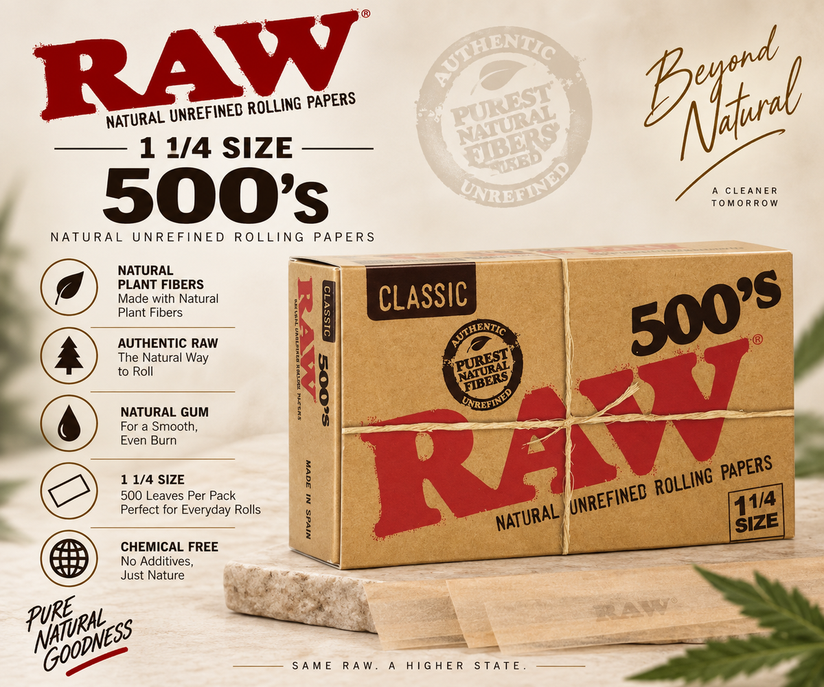 Raw Papers 1 1/4 Classic 500's