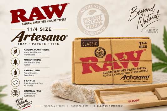 Raw Papers 1 1/4 Classic Artesano