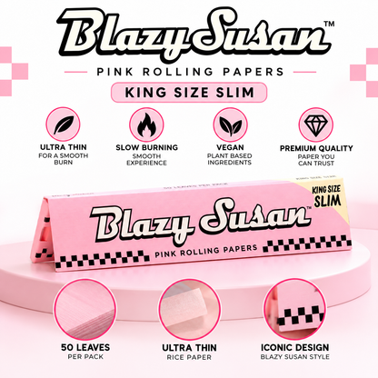 Blazy Susan Papers King Slim Pink