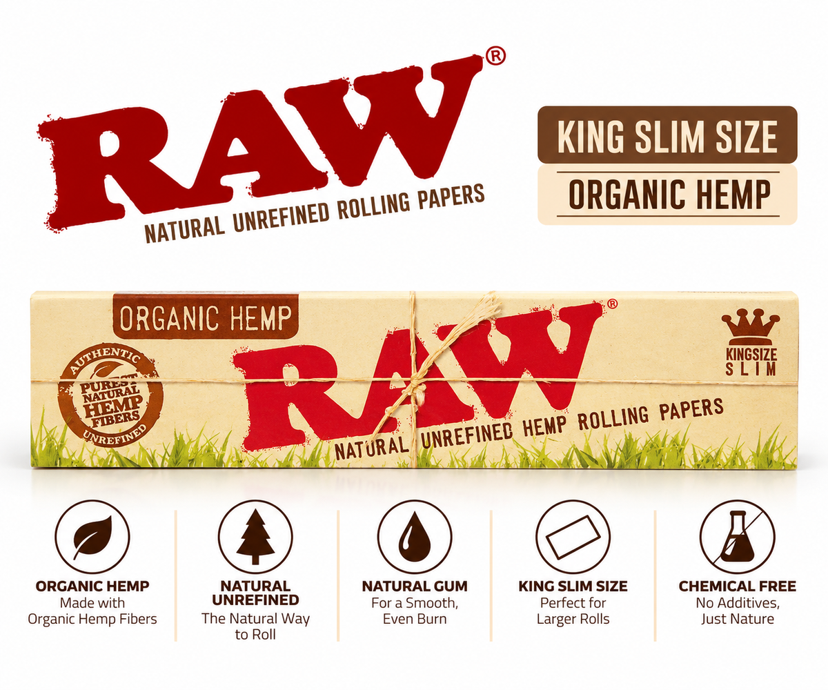 Raw Papers King Slim Organic