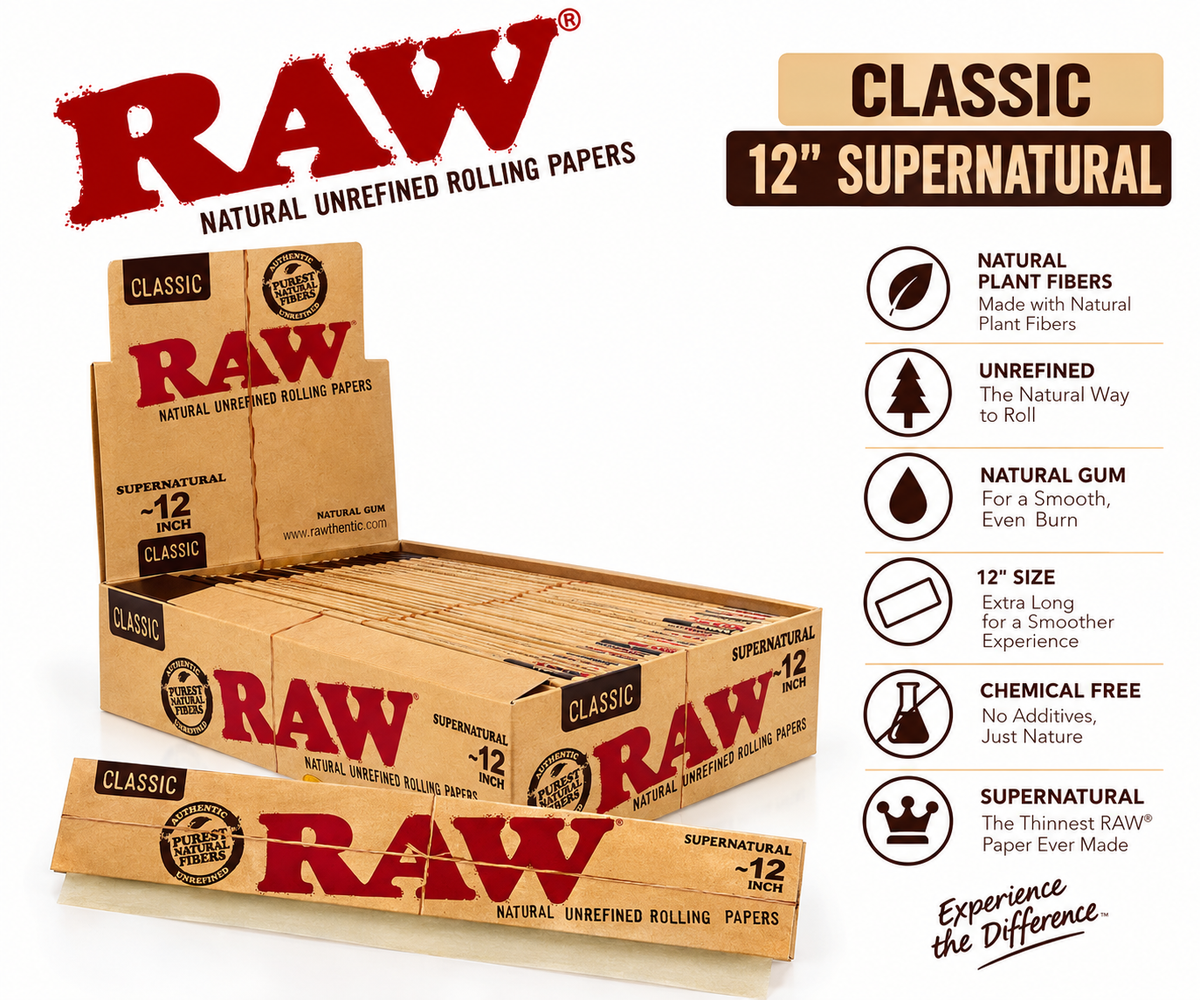 Raw Papers Classic 12" Supernatural