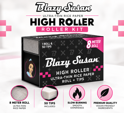Blazy Susan Ultra Thin High Wide Rice Paper Roller Kit