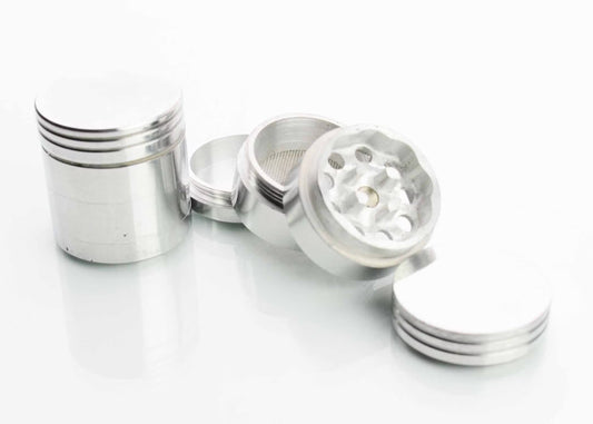 Grinder Multi-Sized Four Piece Silver