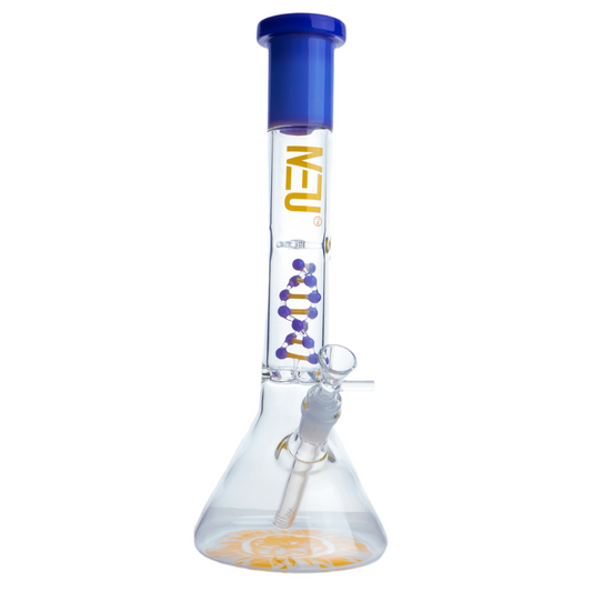 Neu Waterpipe 12" Tornado DNA Purple Brown