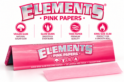Elements Papers Pink King Slim