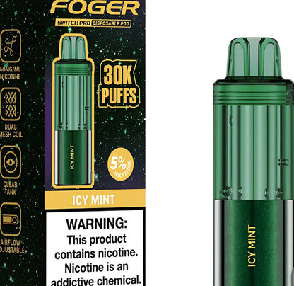 Front of Foger Pod and Front of Box