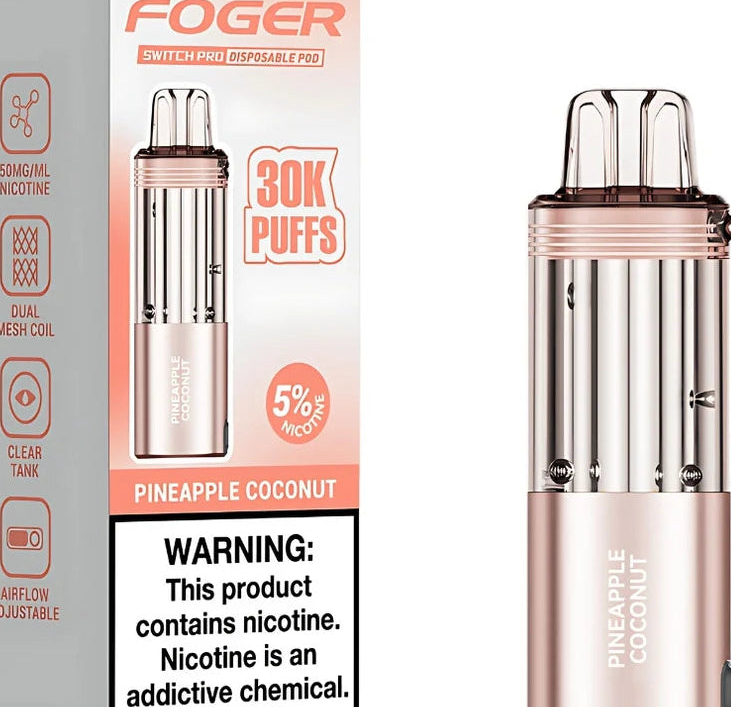 Front of Foger Pod and Front of Box