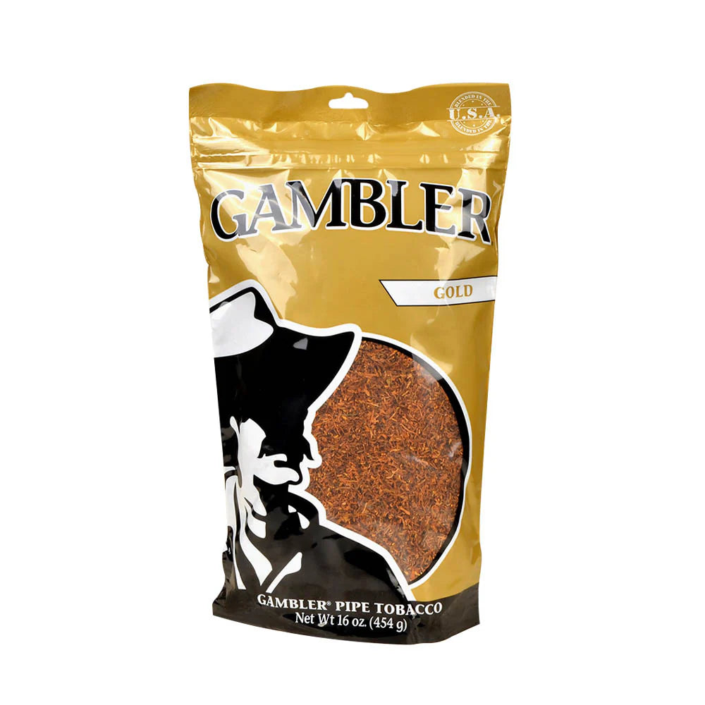 Gambler Tobacco 16OZ L Gold