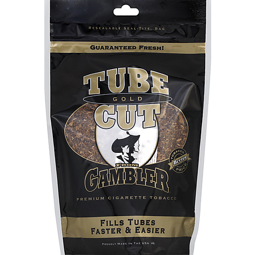 Gambler Tobacco 3OZ Tube Cut M Gold