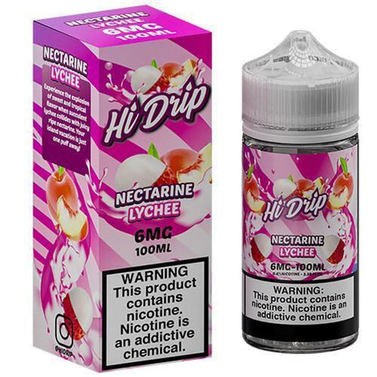 Hi Drip EJuice 100ML Nectarine Lychee 0MG