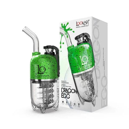 Lookah Vaporizer Dragon Egg Green-Black Splatter