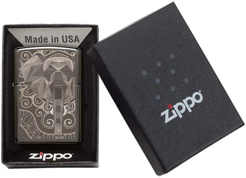 Zippo Lighter Elephant Fancy Fill