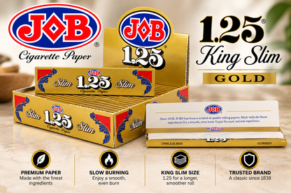 JOB Papers 1.25 King Slim Gold