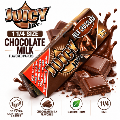 Juicy Jay Papers 1 1/4 Chocolate Milk