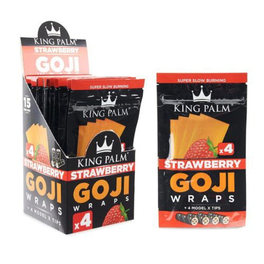 King Palm Wraps 4CT Goji Strawberry