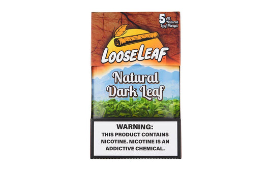 LooseLeaf Minis Natural Dark Leaf 5CT / 1CT