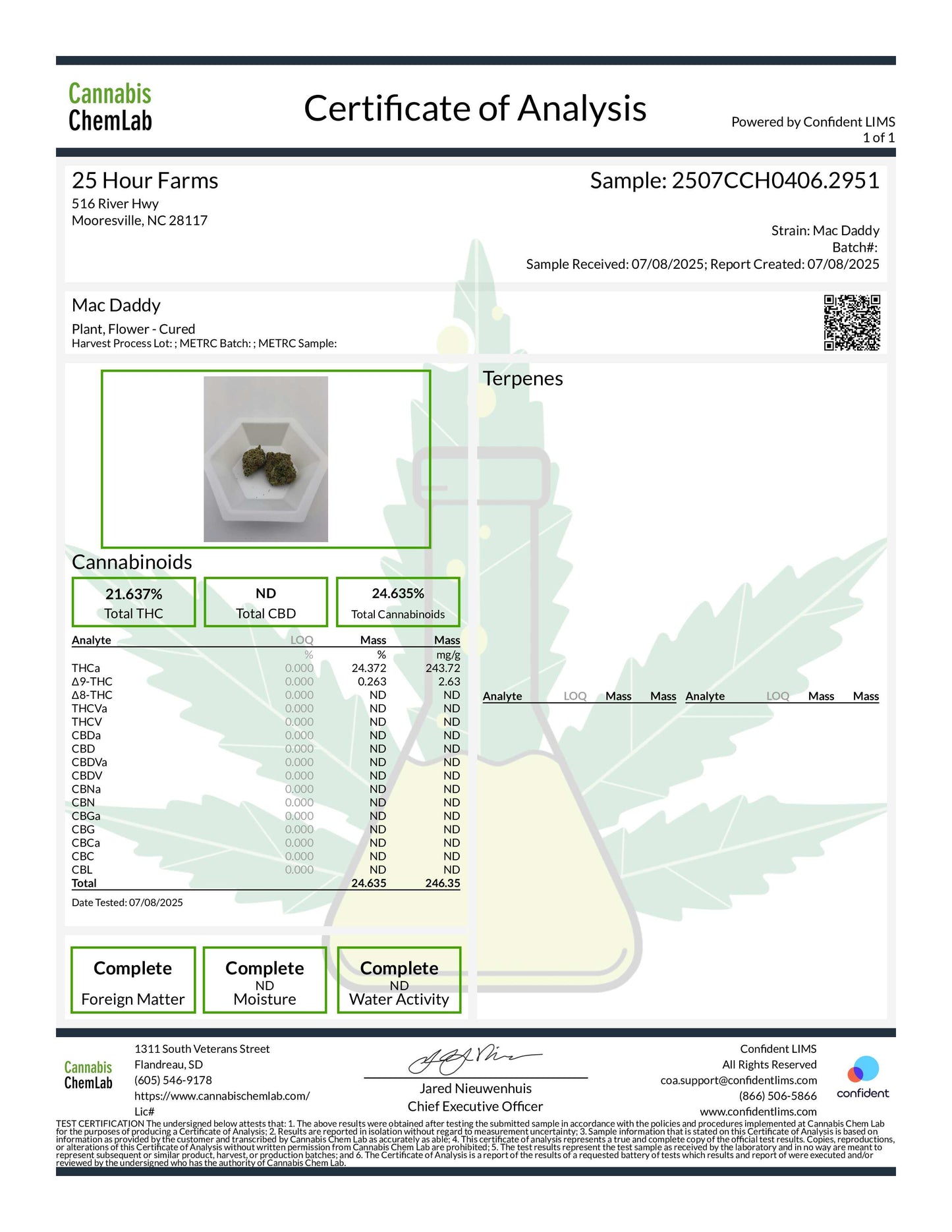 Trip THCA "Mac Daddy" Flower