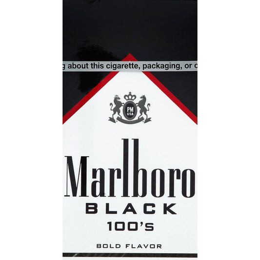 Marlboro Cigarettes Black 100's