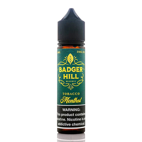 Badger Hill EJuice 15ML Menthol 24MG