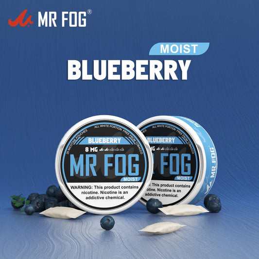 Mr Fog Nicotine Pouches 20CT Blueberry 8MG