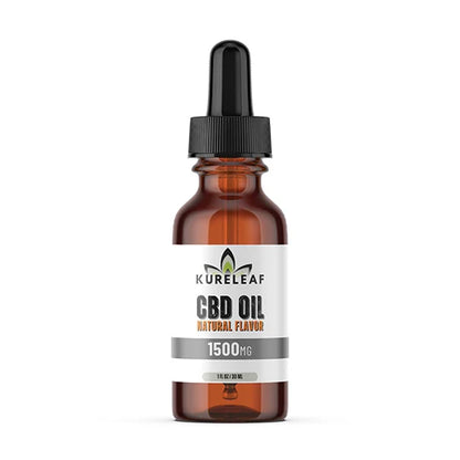 Kureleaf CBD Oil 1500mg Natural Flavor Tincture