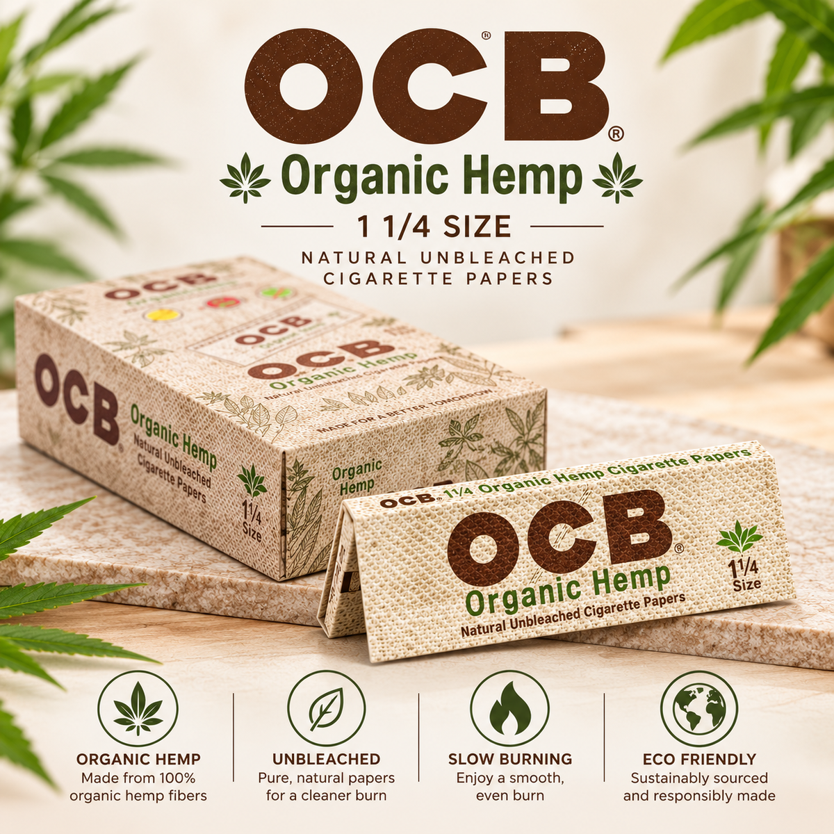 OCB Papers 1 1/4 Organic