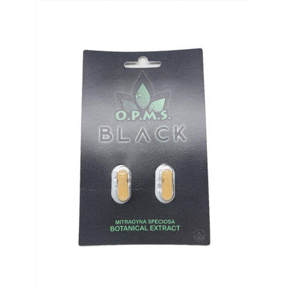 OPMS Kratom Caps 2CT Black