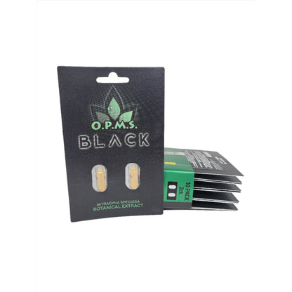 OPMS Kratom Caps 2CT Black