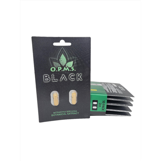 OPMS Kratom Caps 2CT Black