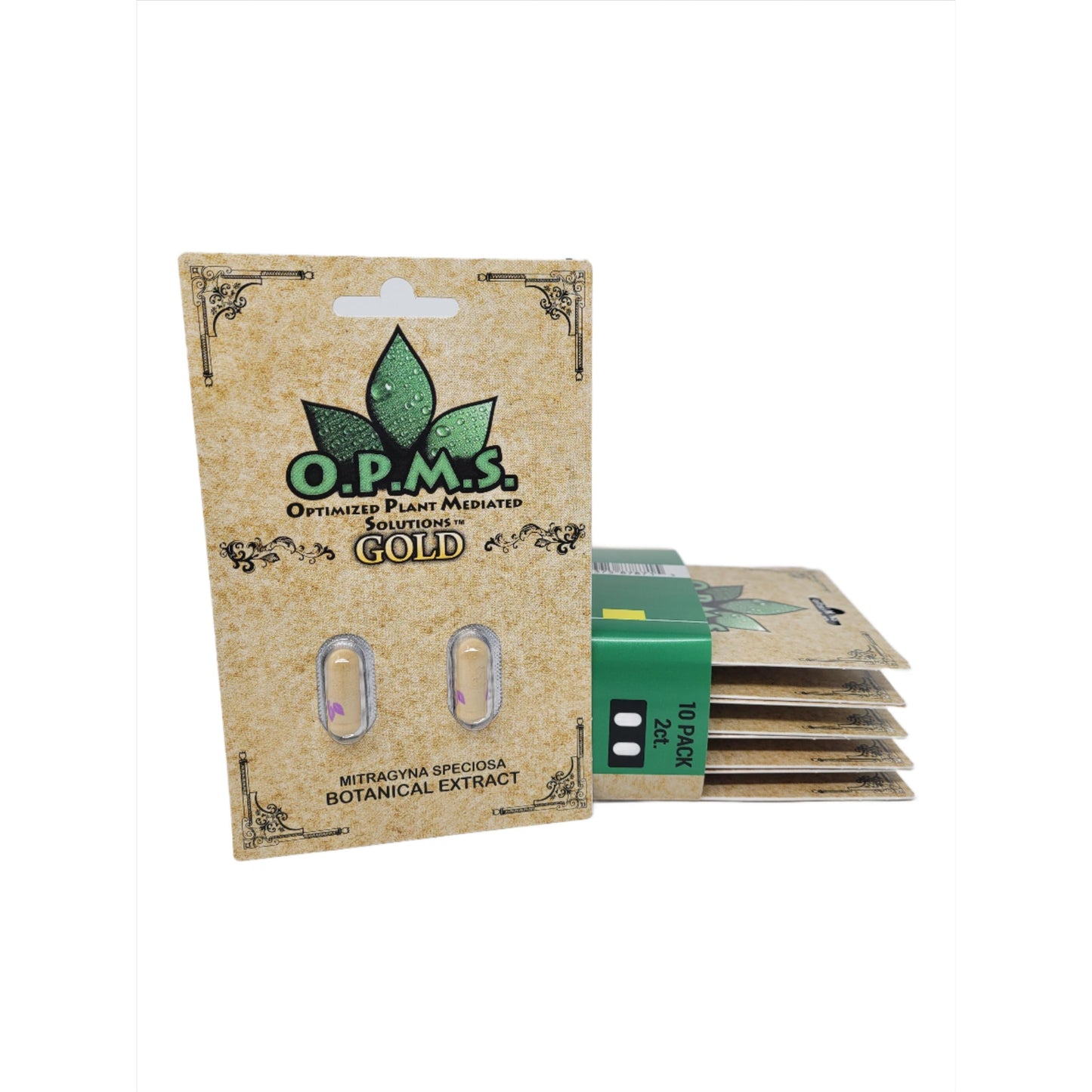 OPMS Kratom Caps 2CT Gold