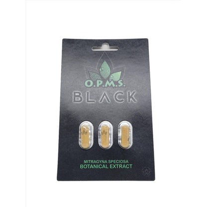 OPMS Kratom Caps 3CT Black