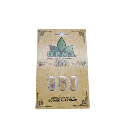 OPMS Kratom Caps 3CT Gold